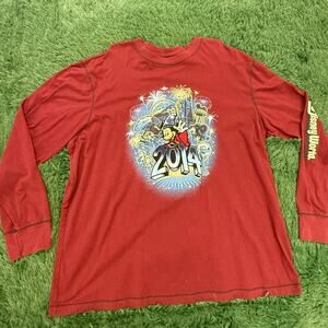 2014 Disney World Mickey Mouse Sweatshirt Long Sleave Shirt Fantasia Graphic 3XL